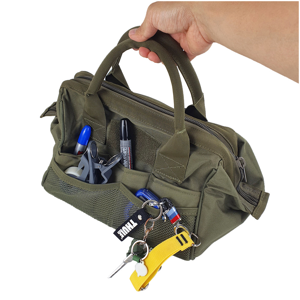 포켓 수납 주머니 작업 공구 카메라 캠핑 연장 툴박스 다용도 다목적 휴대용 수납 정리 보관 소프트 백 가방