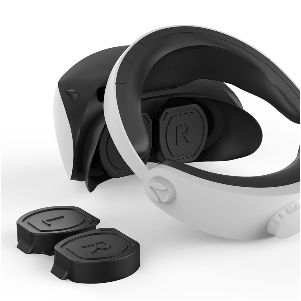 IPEGA 플스5 PS5 VR2 렌즈 헤드셋 안경 먼지 흠집 차단 보호 실리콘 캡 덮개 커버 케이스