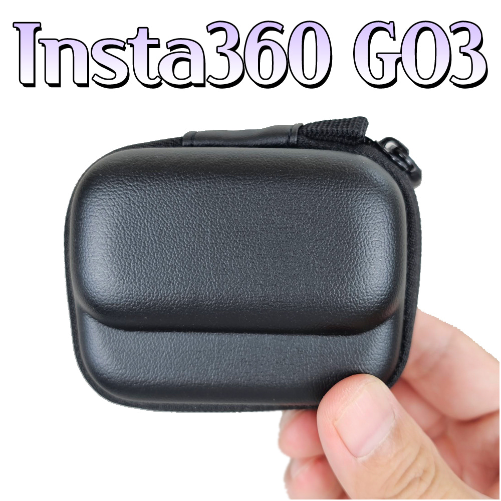 닉트로 인스타 Insta 360 고3 GO3 휴대용 파우치 하드 케이스 보관 커버 미니 카라비너