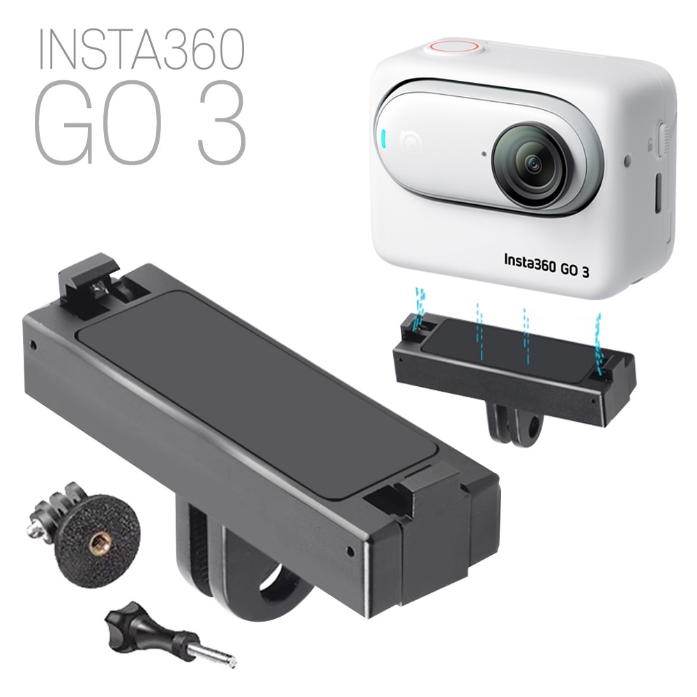 인스타360 GO3 퀵 릴리즈 마운트 클립 메탈 플레이트 1/4 나사 신가격판