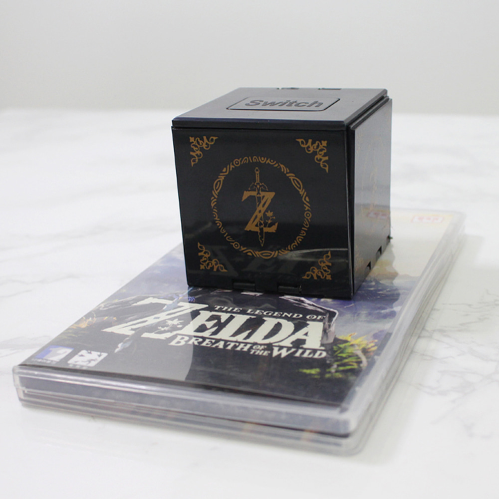 닌텐도 스위치 젤다의전설 젤다 로고 박스 게임 카드 큐브 타이틀 스토리지 카트리지 게임카드 게임팩케이스