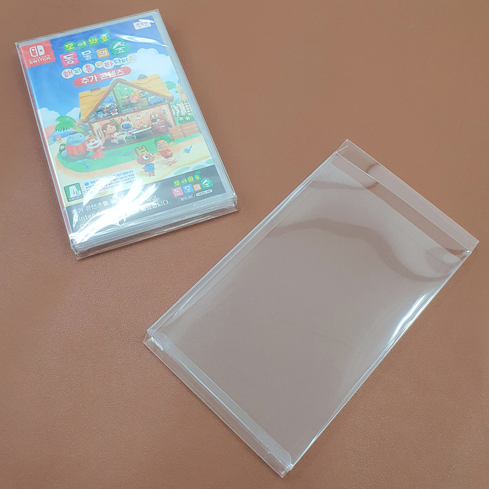 닌텐도 스위치 게임타이틀 프로텍터 케이스 커버 밀봉 PVC 투명 보호