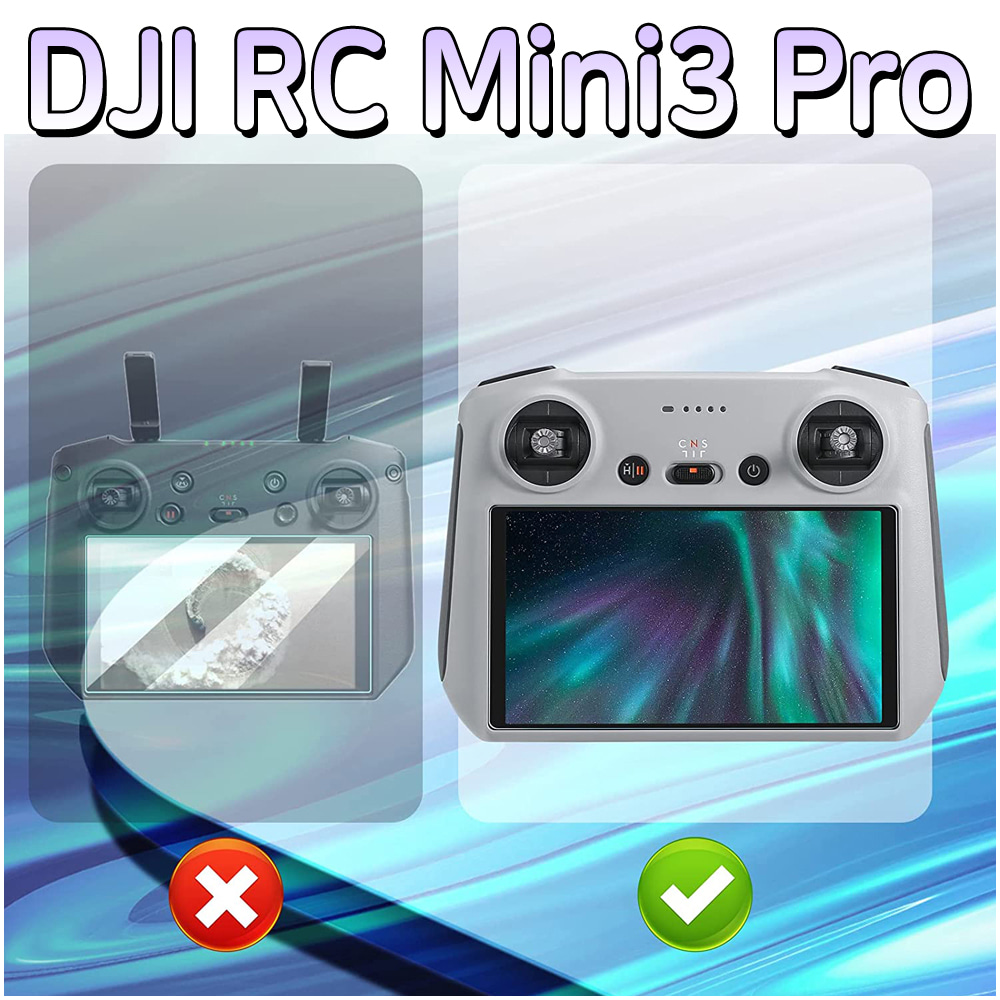 DJI 매빅미니3 프로 MINI3 PRO 드론 스마트 조종기 RC 모니터 리모컨 액정 보호 유리 필름