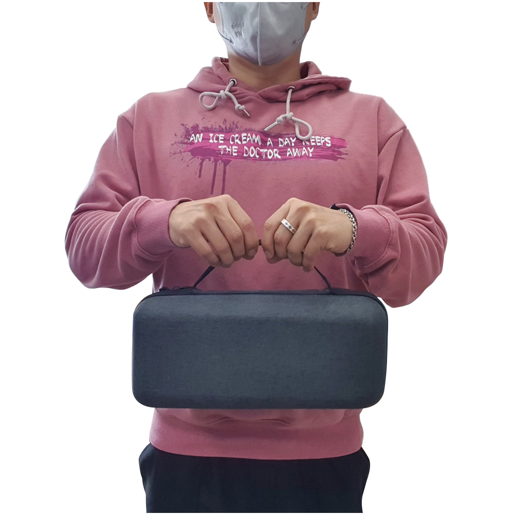 스팀덱 SteamDeck 충전기 악세사리 에어폼 휴대용 하드 수납 케이스 파우치 가방 풀커버 스탠드