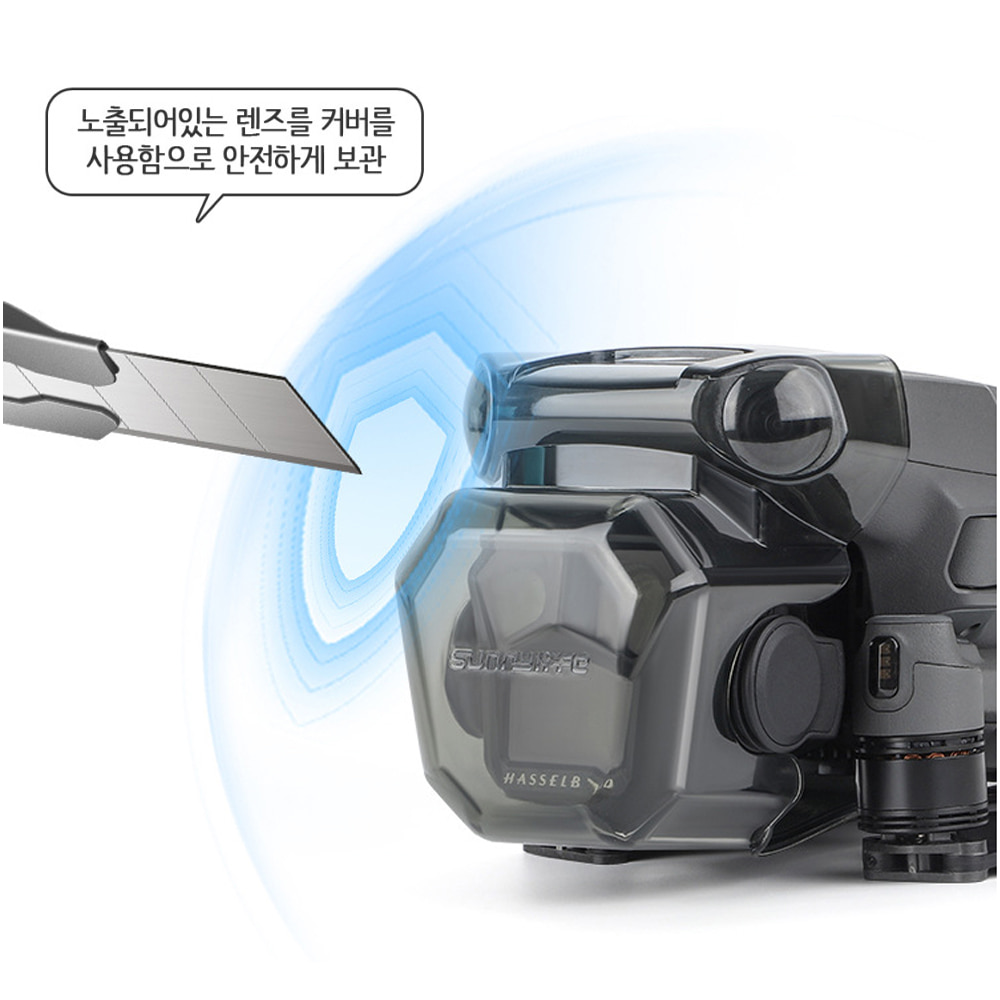 Sunnylife DJI 매빅3 프로 MAVIC3 PRO 짐벌 카메라 렌즈 투명 보호 캡 가드 커버 케이스
