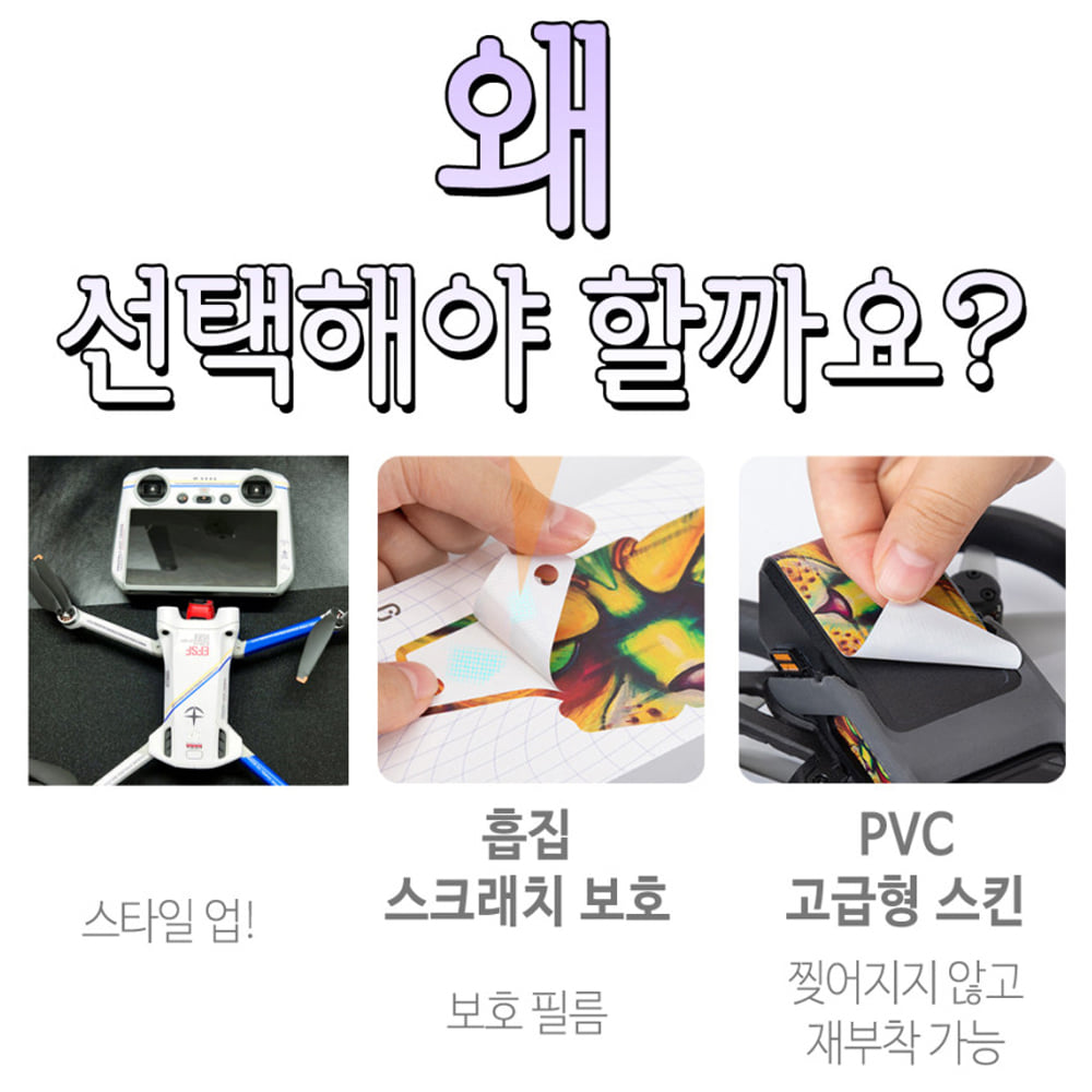 Sunnylife DJI 매빅3 프로 클래식 RC PRO 조종기 카모 스킨 튜닝 데코 스티커 꾸미기