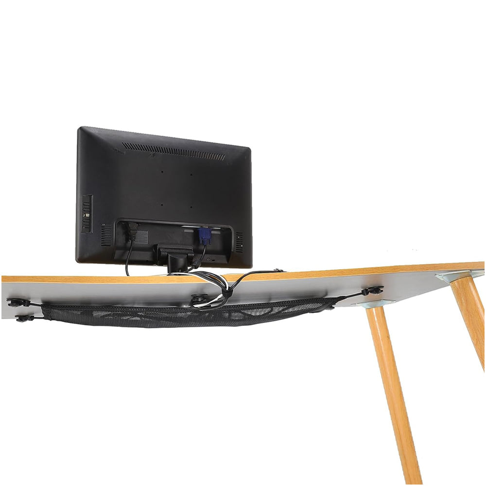 책상 데스크 컴퓨터 케이블 전선 멀티탭 매쉬 매시 메시 망사 그물 정리 고정 홀더 커버 세트