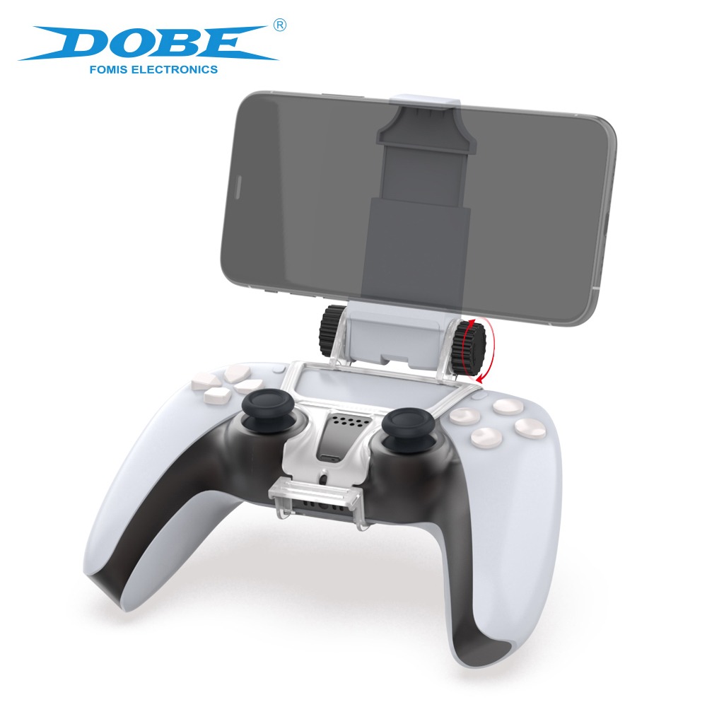 DOBE PS 플스 5 듀얼센스 컨트롤러 패드 스마트폰 휴대폰 핸드폰 그립 홀더 거치대