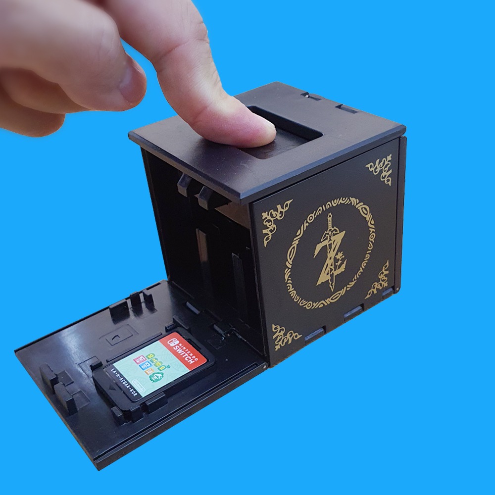 닌텐도 스위치 젤다의전설 젤다 로고 박스 게임 카드 큐브 타이틀 스토리지 카트리지 게임카드 게임팩케이스