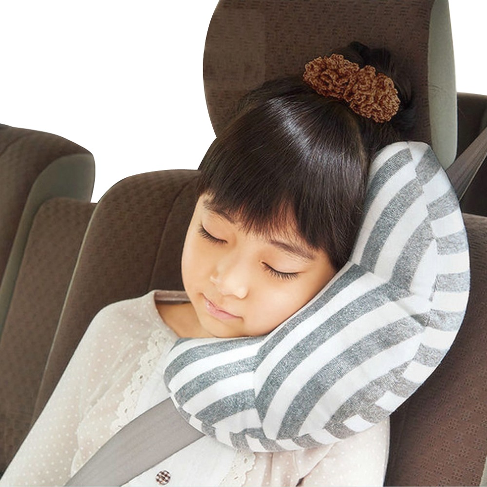 줄무늬 스트라이프 단가라 유아 주니어 어린이 안전벨트 인형 가드 커버 목베개 베개 쿠션