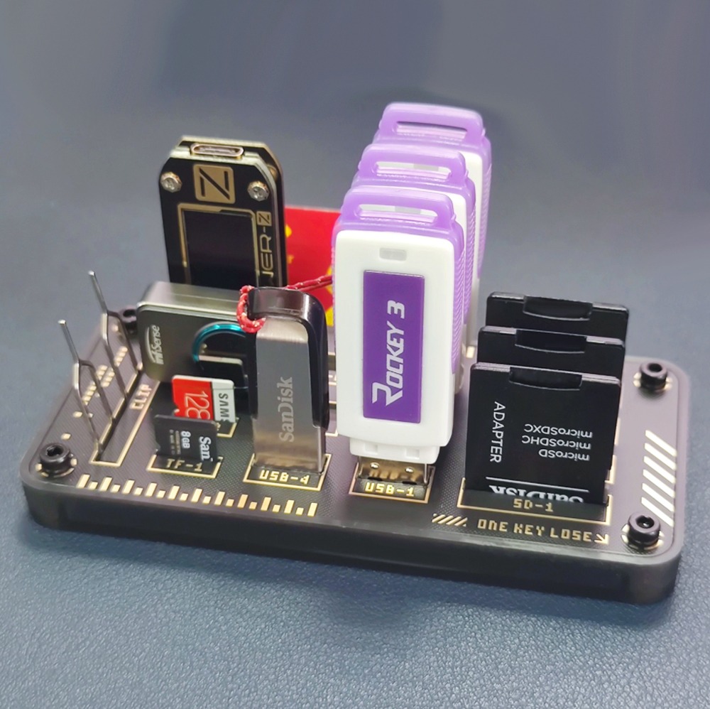 고프로 액션캠 다용도 마이크로 SD TF C타입 USB SIM 핀 메모리 카드 microSD 멀티 보관함 미니 케이스 스탠드