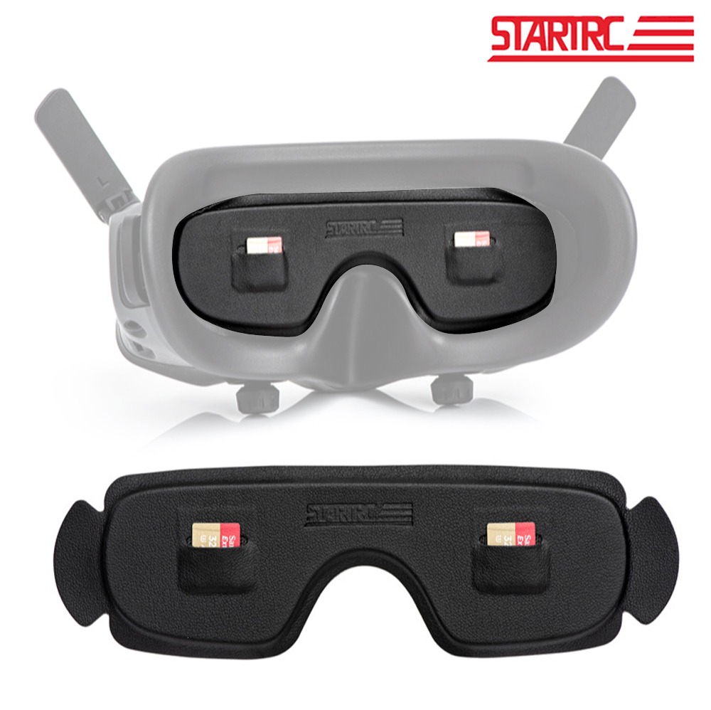 STARTRC DJI 아바타 AVATA 고글2 렌즈 안경 SD 슬롯 카드 보관 커버 보호대 패드