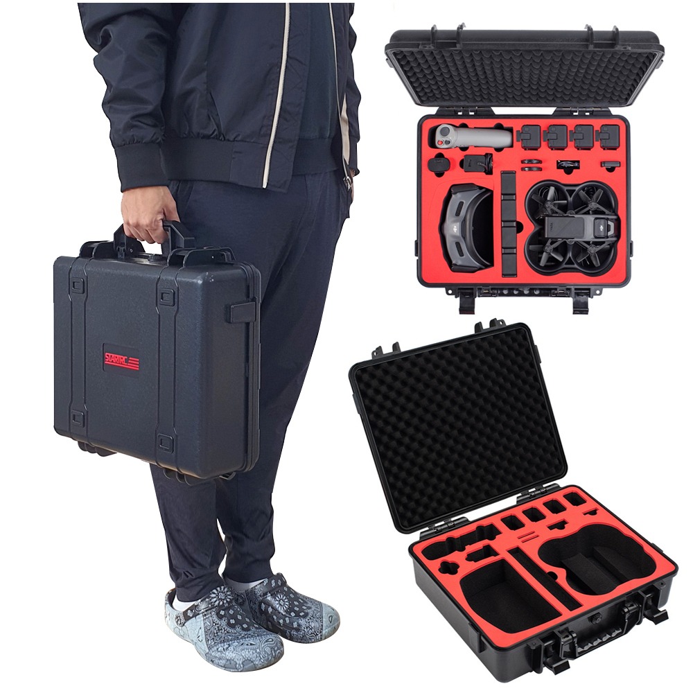 STARTRC DJI 아바타 AVATA 드론 조종기 배터리 고글 악세사리 여행용 풀셋 캐리어 수납 휴대용 가방 하드 케이스
