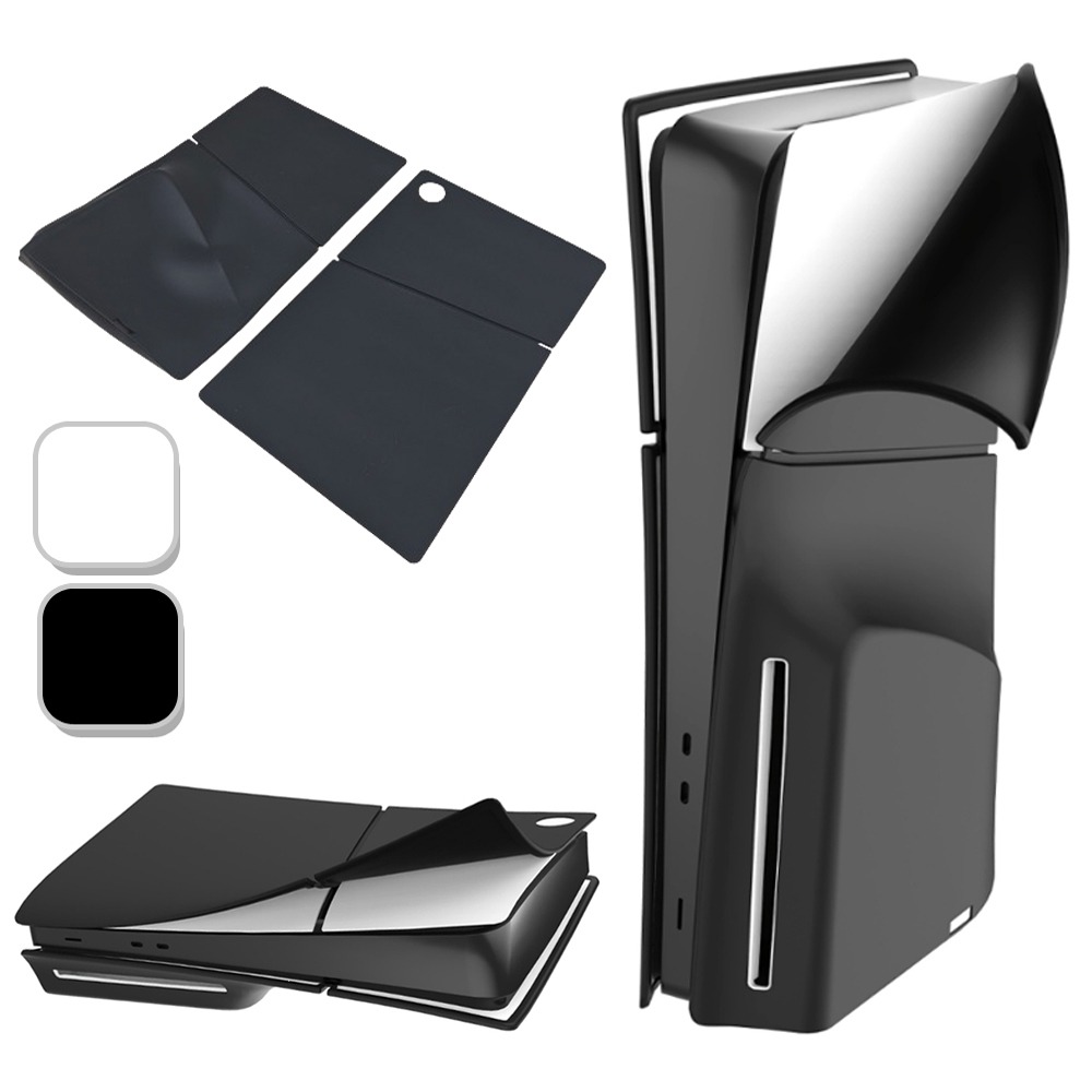 플스5슬림 실리콘 커버 케이스 탈부착 블랙 화이트 디스크 에디션 PS5 SLIM