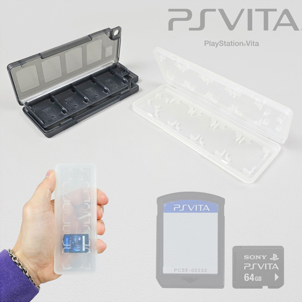 PSVITA PS비타 게임칩 카드 케이스 투명 메모리카드 수납