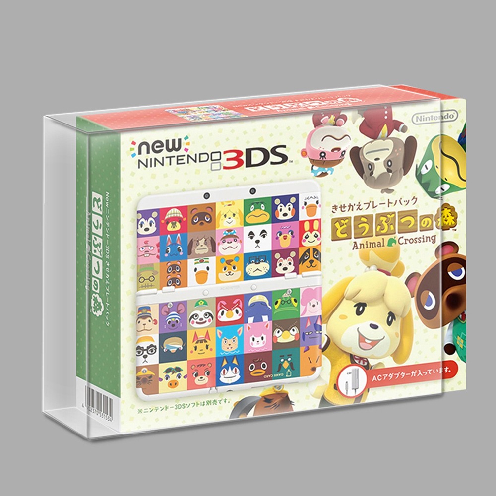 뉴 닌텐도 3DS 박스 프로텍터 투명케이스 보관 디스플레이 보호 스킨 커버